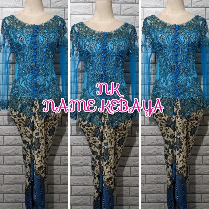 set kebaya pesta abg kebaya wisuda modern + rok lilit
