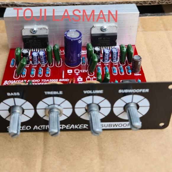 kit power speaker aktif 12volt tda2005 tda 2005 platinum 12v amplifier