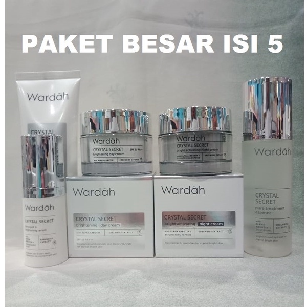 Wardah Crystal Secret/Crystal Secret Paket Besar
