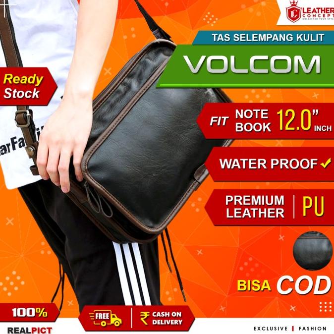Tas Selempang Kulit Pria (Volcom)