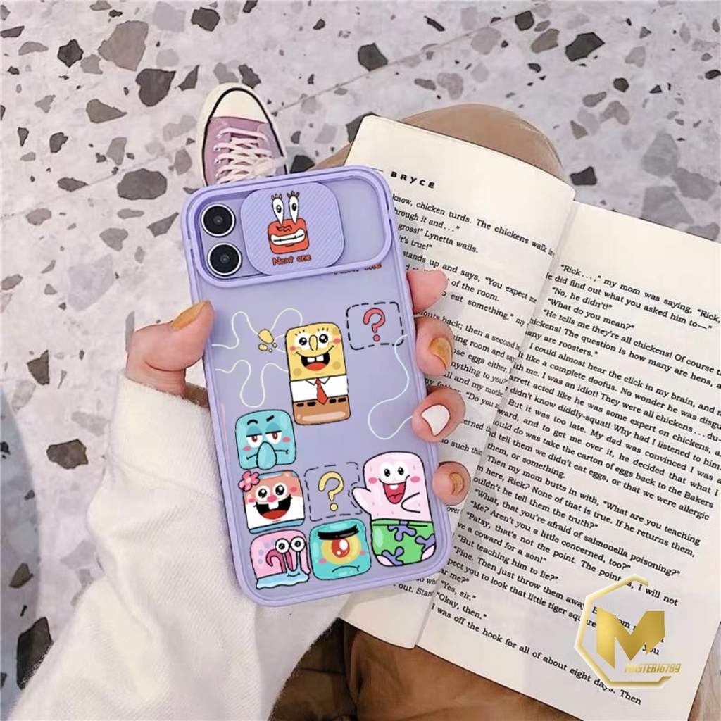 SS120 SOFTCASE SLIDE SPONGEBOB VIVO Y12 Y15 Y17 Y15S Y01 Y19 U3 Y20 Y20S Y12S Y21 Y21S Y33S Y21A Y30 Y50 Y30I Y51 2020 Y71 Y91 Y93 Y95 Y91C Y1S V5S V5 LITE V9 V21 V21E Y53 V17 V19 S1 PRO MA3703