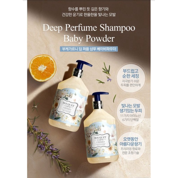 Bouquet Garni Deep Perfume Shampoo Ori Korea Shampo 1000ml