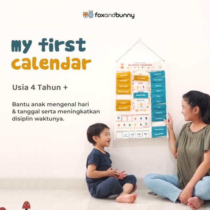 

Fox and Bunny | My First Calendar (Kalender Anak)