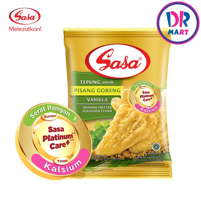 

Sasa Tepung Bumbu Pisang Goreng Vanilla 75gr