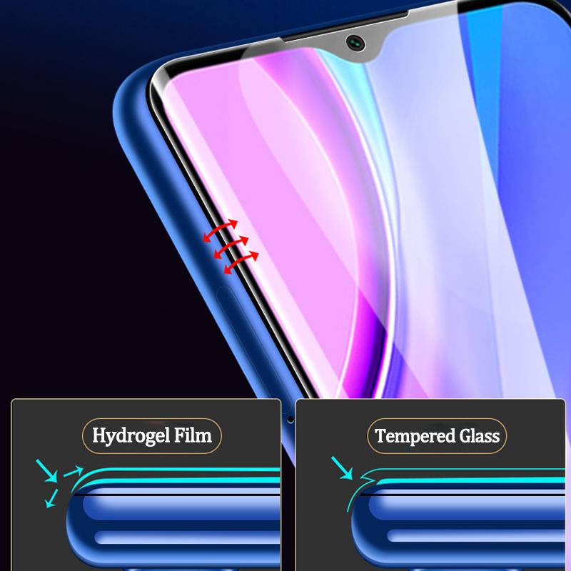 Film Pelindung Layar Hydrogel Full Cover Untuk Xiaomi Redmi Note 5 7 6 6A 8 8A 7 7A 8T 9 9s Pro