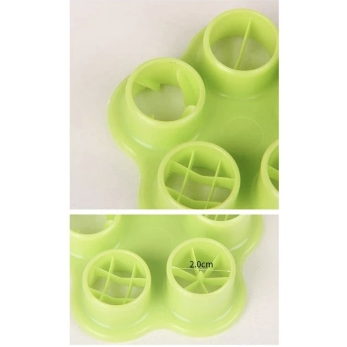 Set Cetakan Alat Pemotong Sosis 5 in 1 Hot Dog Sausage Cutter Bento