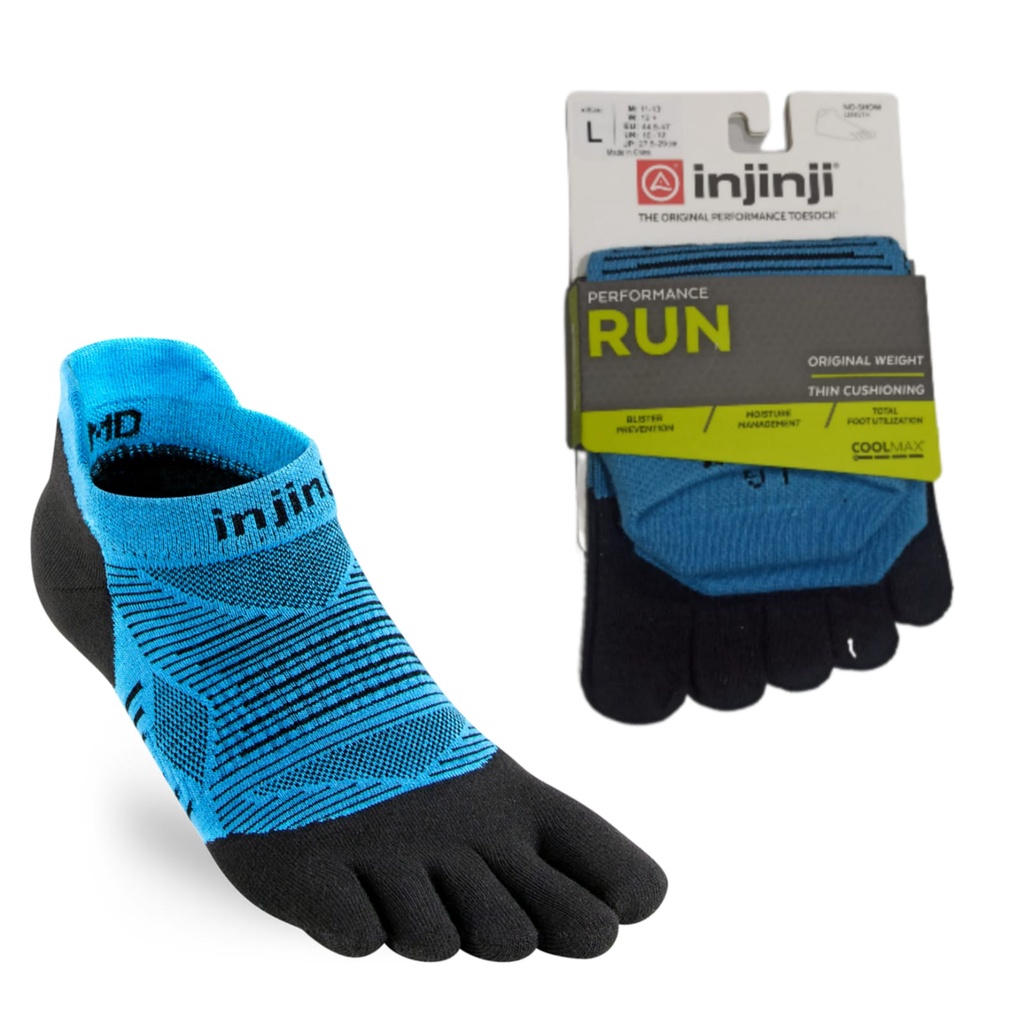 INJINJI PERFORMANCE - NO SHOW - SIZE L - kaos kaki anti blister - ORIGINALMALIBU