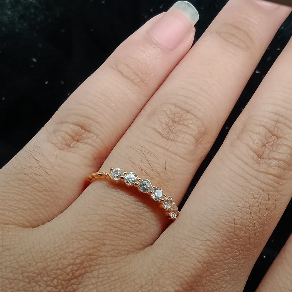 Cincin  emas 17K - 1.35 gr kadar 750 - 3991