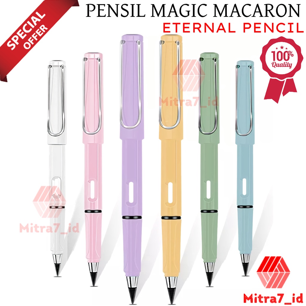 [M7] ETERNAL PENCIL PREMIUM / PENSIL ETERNAL TANPA ISI UNTUK SEKOLAH / PENSIL TANPA RAUTAN / PENSIL TANPA BATAS