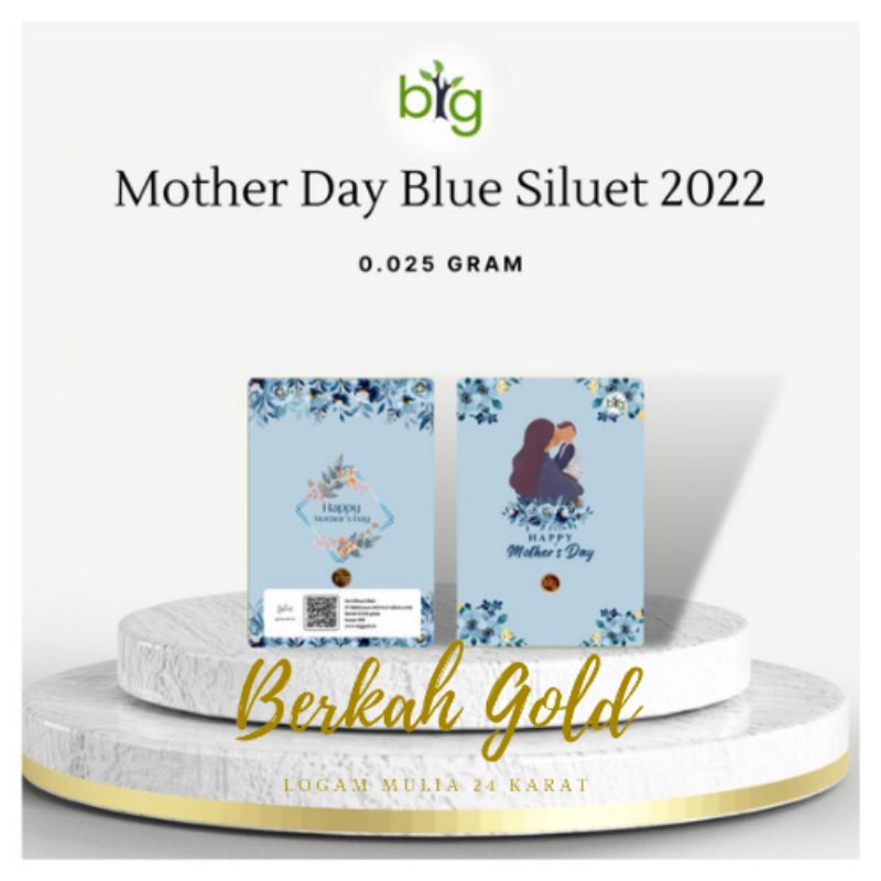 ❤Big Gold Emas Mini Murni 0.01-0.1 Gram PVC Mothers Day
