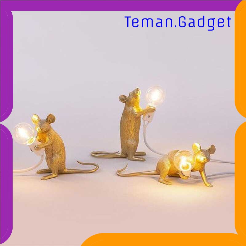 TG-LMP Rojozor Lampu Baca LED Modern Resin Mouse Nordic Lamp E12 4W - RJ01