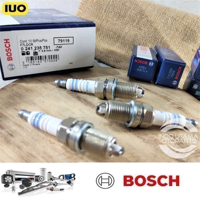 Busi Cefiro Sentra Serena Miata (Kaki 2) BOSCH F7LDCR Made In Rusia