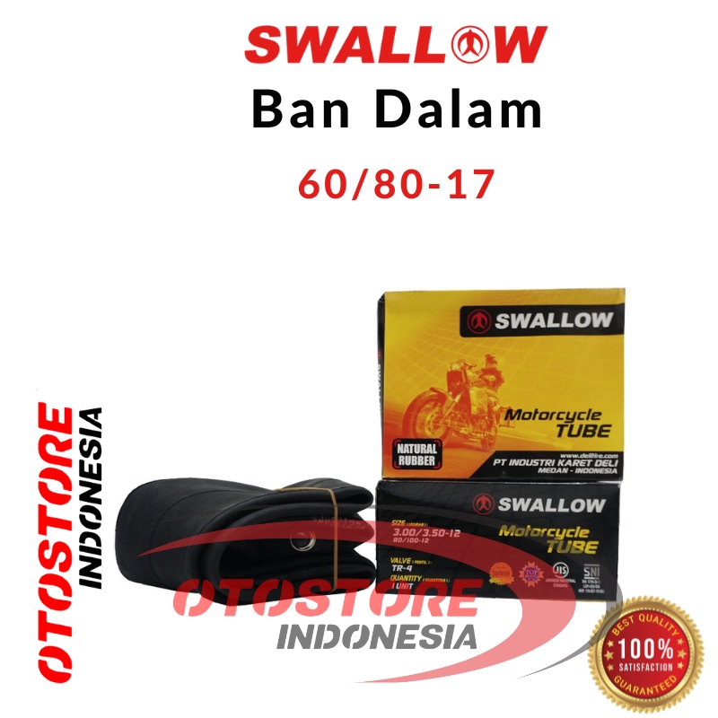 Ban dalam sepeda Motor Swallow 60/80-17 RING 17