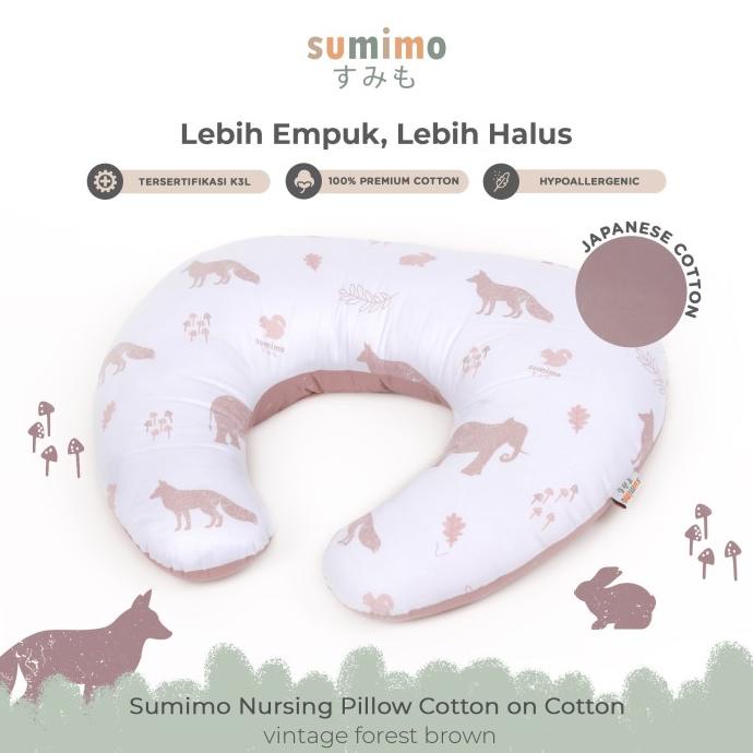 Sumimo Nursing Pillow Cotton on Cotton