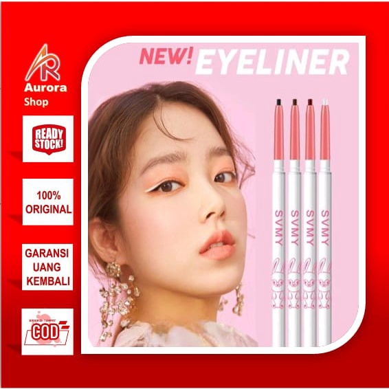 SVMY 865 EYELINER MATA PINK WHITE TWISTED TAHAN AIR