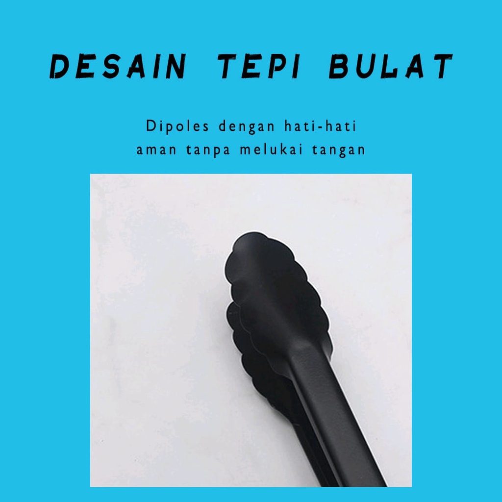 GrosirMart Capitan Makanan / Jepitan Hitam/ Pencapit Makanan