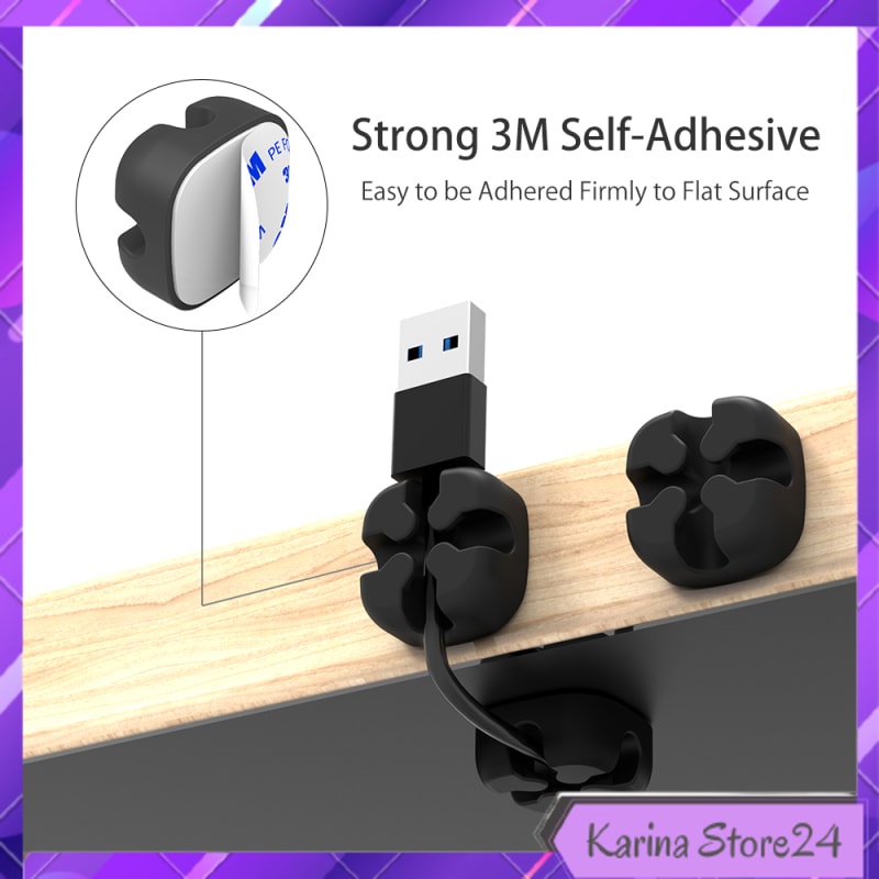 

CABLE CLIP CROSS HOLDER MANAJEMEN KABEL 1 PCS - CBSX - BLACK