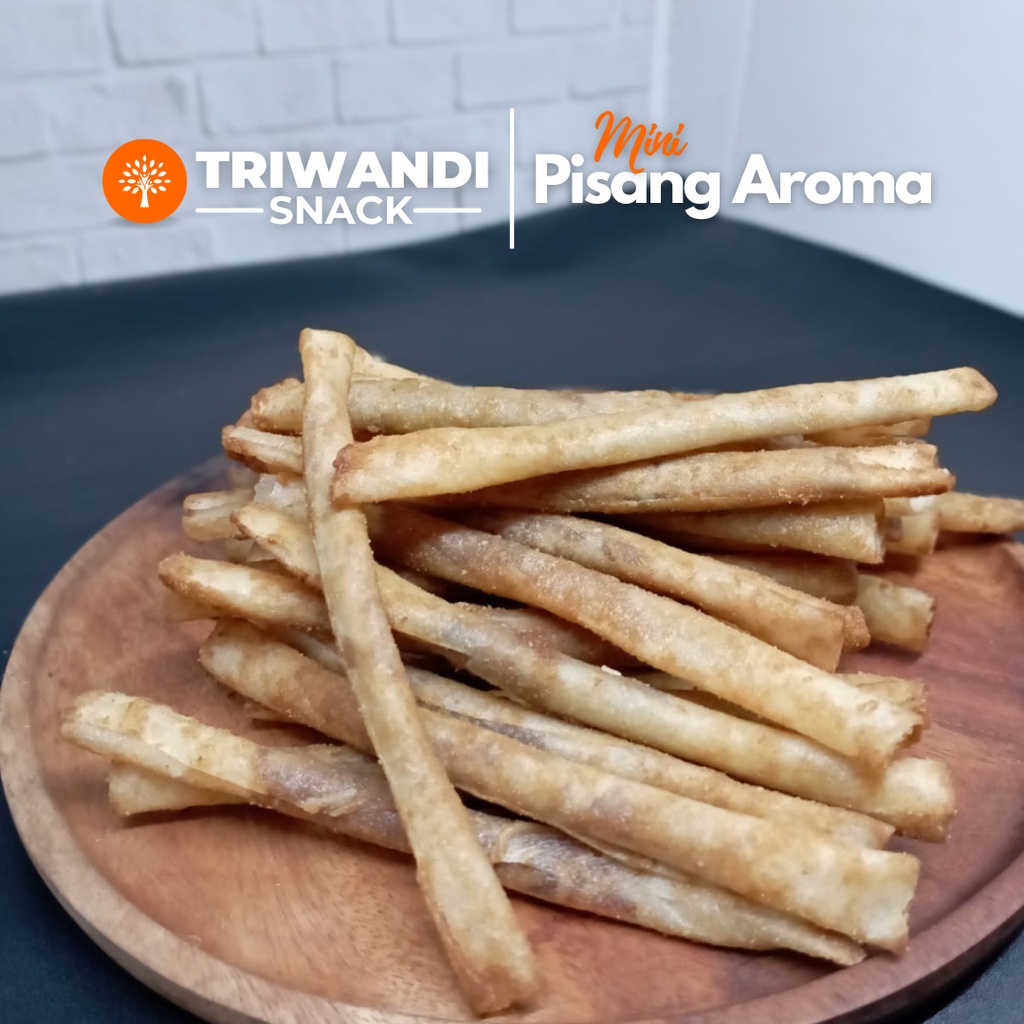 

Pisang aroma kemasan 100 - 250 gr TRIWANDI SNACK oleh oleh bandung