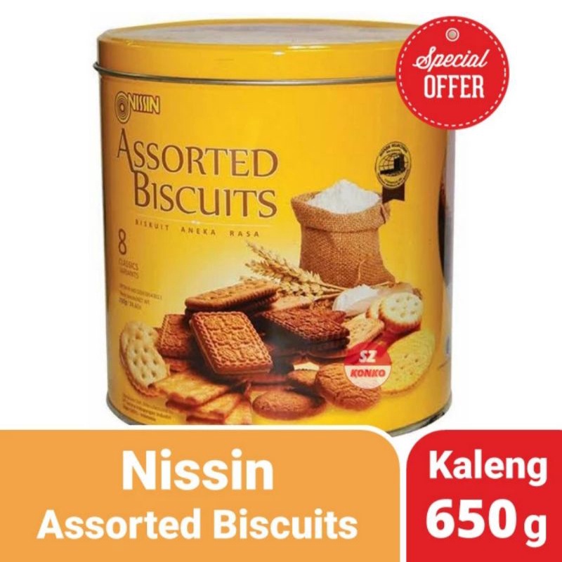 

Nissin Biskuit Kaleng Kuning 650 g