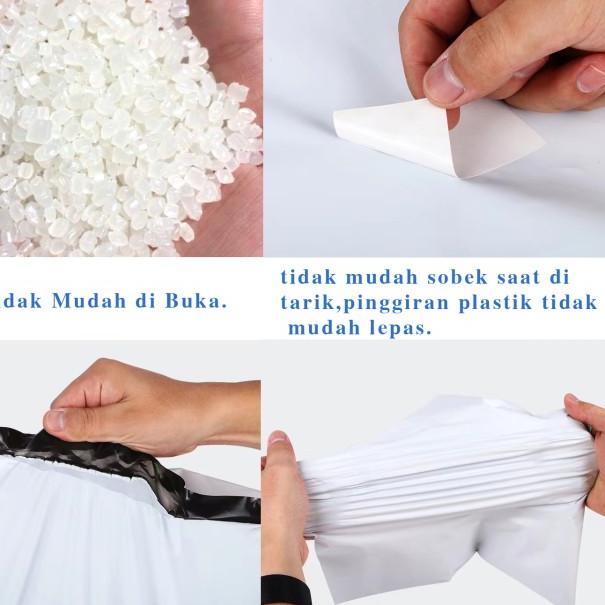 

Polymailer kantong paking kurir dhl uk 40x60 (isi 100 lbr) MURAH - Putih No-Glossy