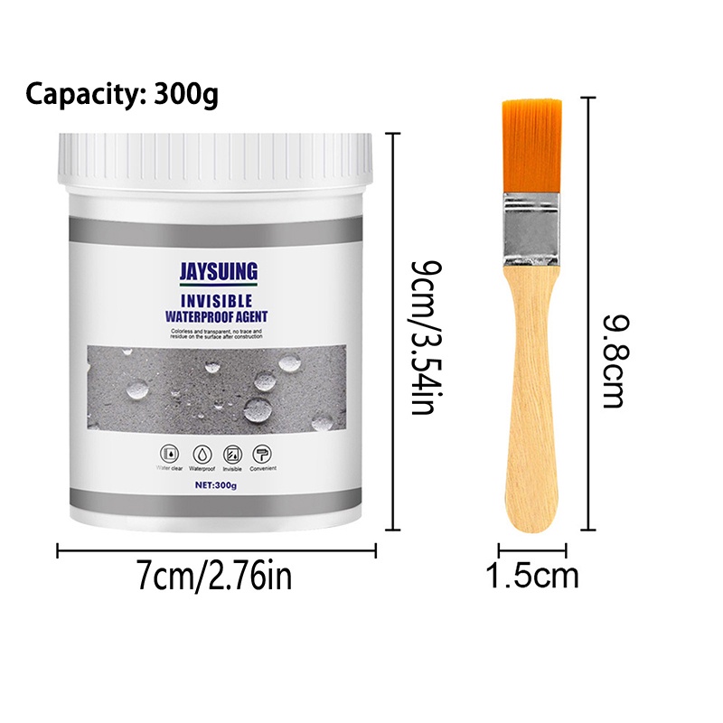 【300 gr】Lem Transparan Anti Bocor/Invisible Waterproof Insulating Sealant/Leak-Proof Glue/Lem Tahan Air