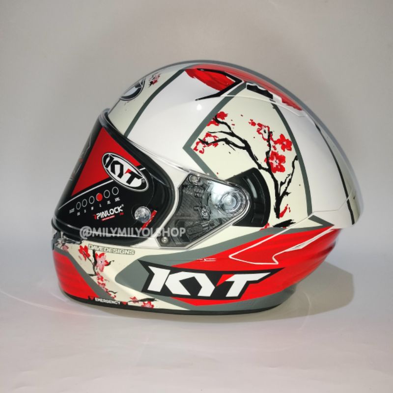 HELM FULL FACE KYT NFR NF-R XAVI SAKURA