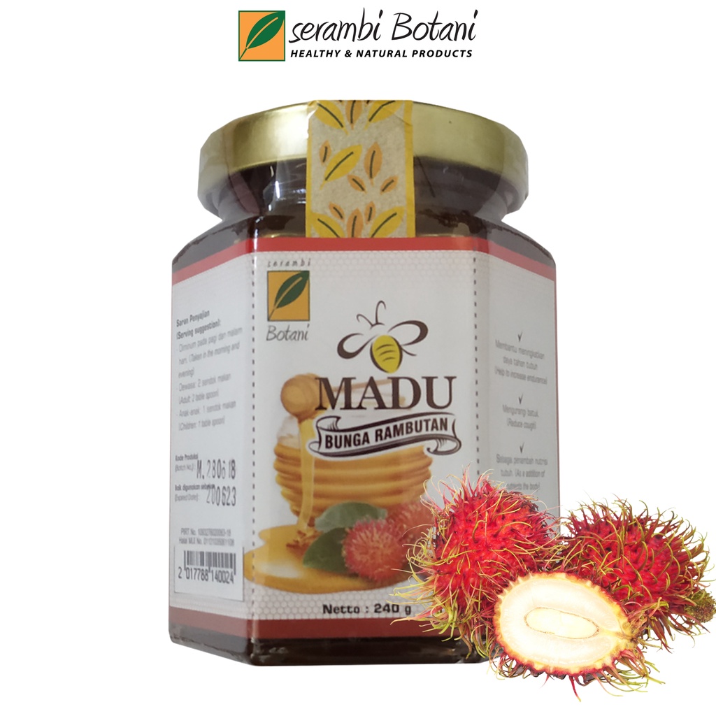 

Madu Obat Batuk Asli Murni Rambutan Obat 240g Standar Internasional Serambi Botani Store