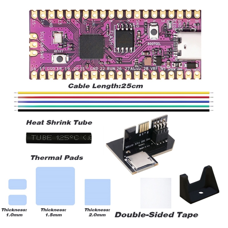 Btsg Figh Function Microcontroller Board Papan Pengembang Boot Raspberry Pi Pico Module Modul Raspberry Pi Pico