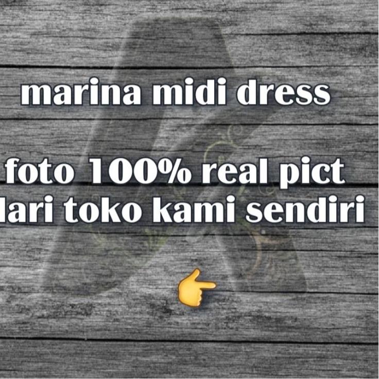 Murah marina midi dress polos /maxi dress gamis rayon premium / baju lebaran