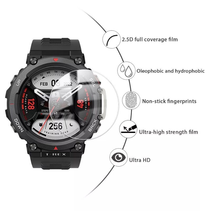 AMAZFIT T-REX / T-REX PRO / T-REX 2 ANTI GORES HYDROGEL SCREEN PROTECTOR LAYAR JAM TANGAN