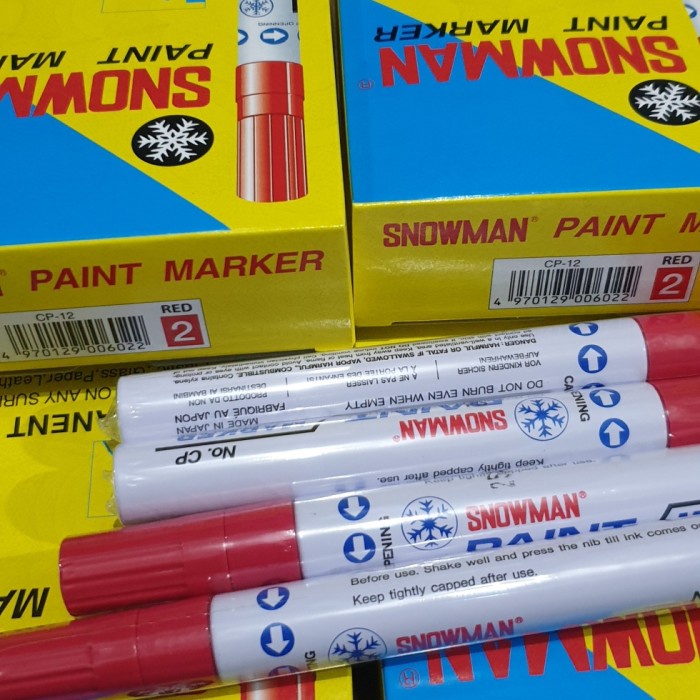 

Snowman White Marker Permanen [Populer]