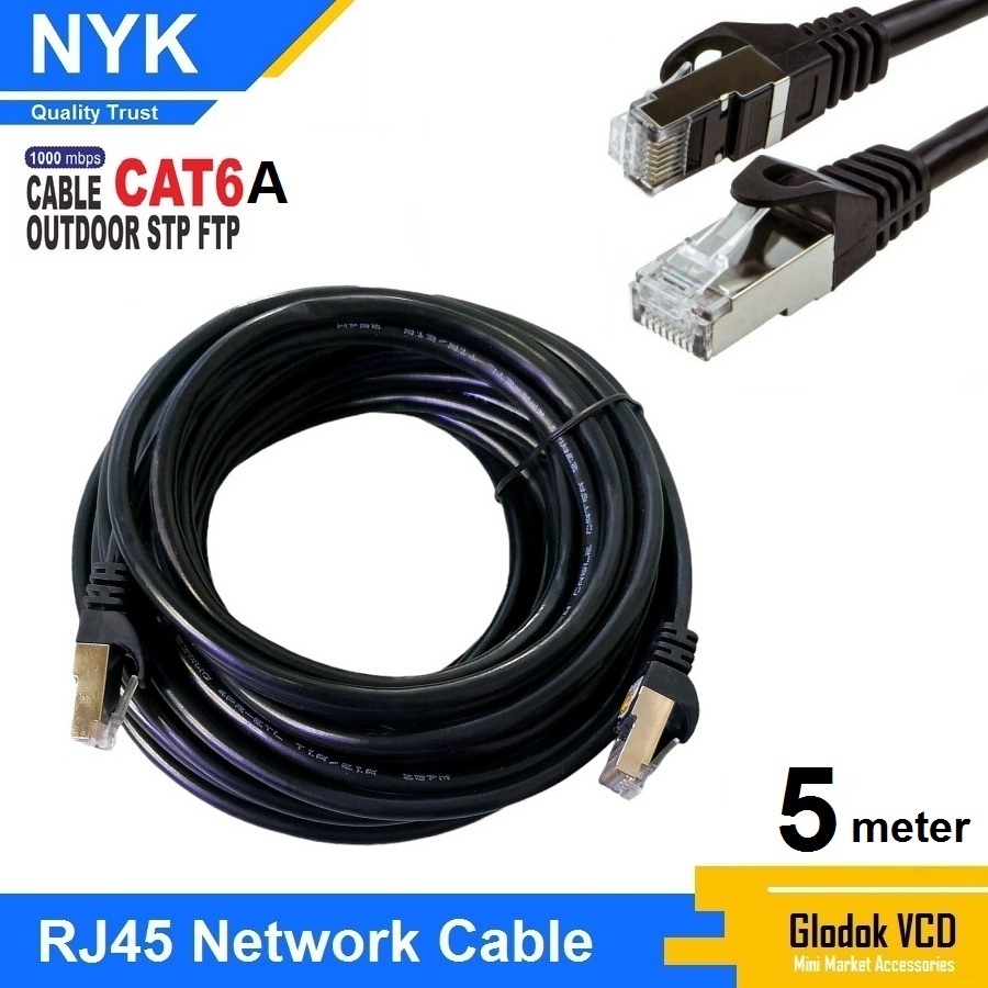 NYK Kabel Lan FTP Cat6A 5M Internet Ethernet Cable