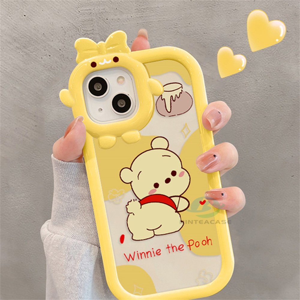 Realme 10 C55 C30 C31 C33 C35 C21Y C25Y RealmeC11 C25 C17 C15 C12 C3 C2 7i 5 5i 6i Pochacco Dan Winnie Little Monster Frame Phone Case Binteacase