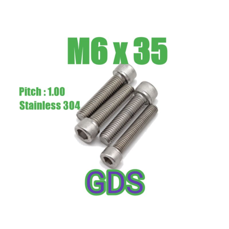 Baut L Stainless M6 x 35 / Baut L Stainless 304