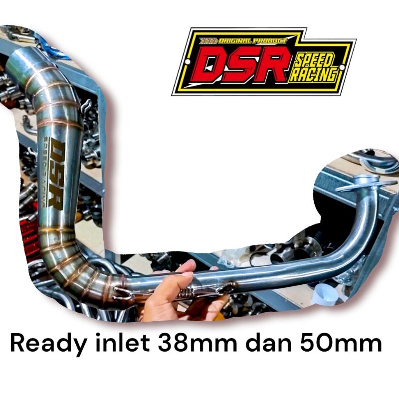 Leher Sunmori Ngaceng dsr AEROX NMAX VARIO BEAT MIO PCX inlet 38 dan 50 mm Model Cobra Jengat Ndanga