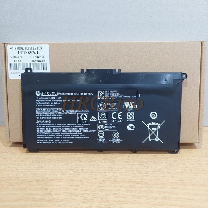 Baterai Laptop HP 14-ck0006TX 14-ck0009TU 14-ck0011TU 14-ck0010TU -HRCB