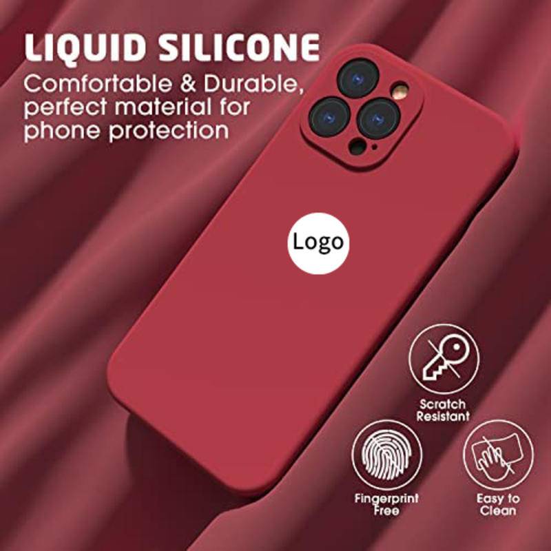 Case Pelindung Kamera Bahan Karet Silikon Cair Untuk iPhone 13 12 Pro Max Plus 14 Pro Max Plus