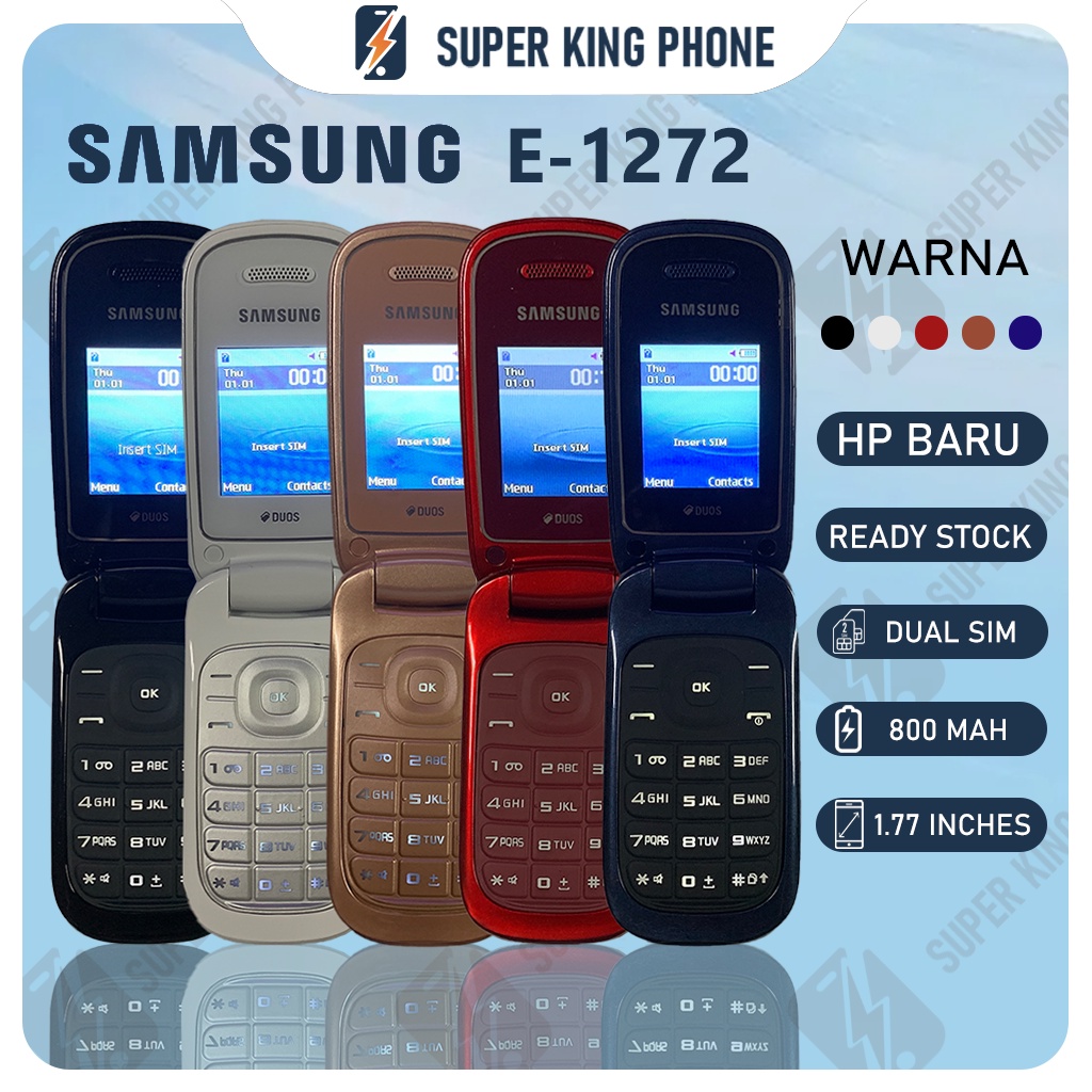 Super King Samsung Lipat Caramel GT E1272 Dual SIM Grosir