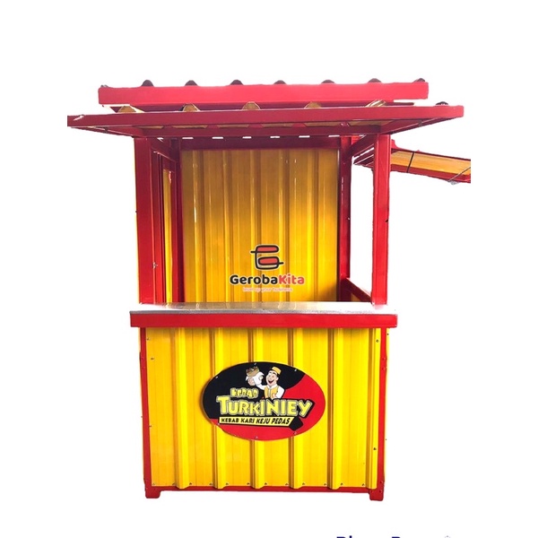 booth Container minimalis murah premium