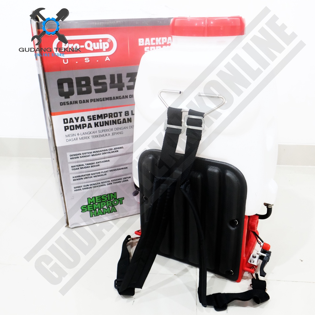 Mesin Sprayer Semprot Hama 20L 4Tak QBS435 PROQUIP / Engine Sprayer Semprotan Hama 20 Liter 4T QBS 435 PROQUIP