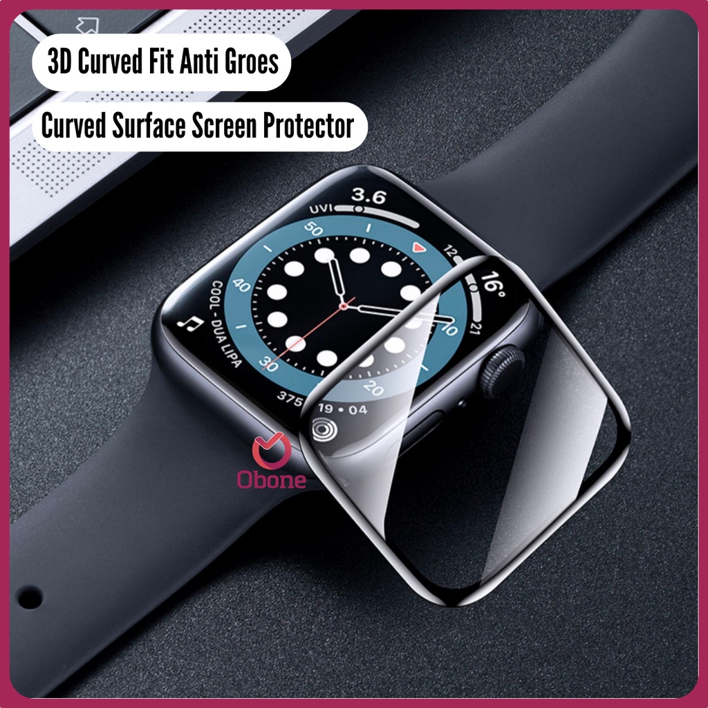 Tempered Glass untuk iwatch 38mm 40mm 41mm 42mm 44mm 45mm 49mm Anti Gores fot iWatch Seri 1 2 3 4 5 6 7 8  ultra SE