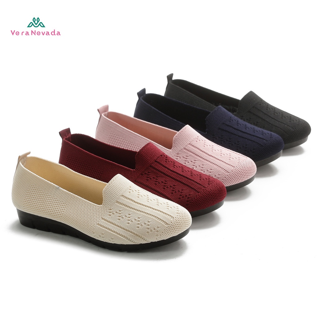 Ivony Seivona - 603 Vera Nevada Sepatu Flat Slip On Wanita Shoes