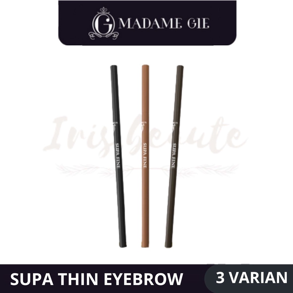 MADAME GIE Supa Fine Thin Eyebrow Mechanic Pencil / Supa Fine Mechanic Eyebrow Pencil / Pensil Alis Madame Gie