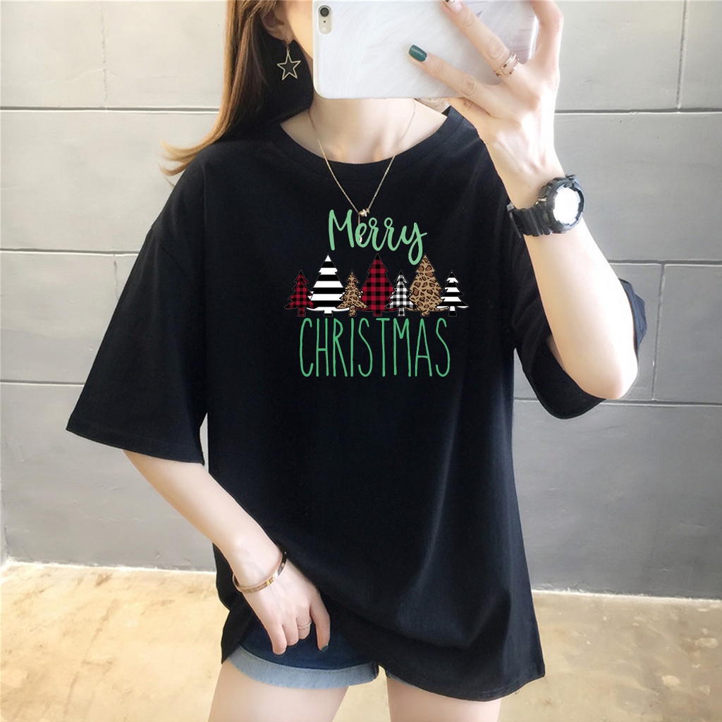 KAOS 0VERSIZE WANITA SPECIAL CRISTMAS EDITION 2