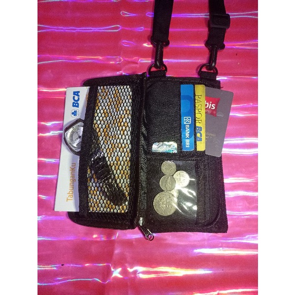 tas hp kalung + dompet atm(kane