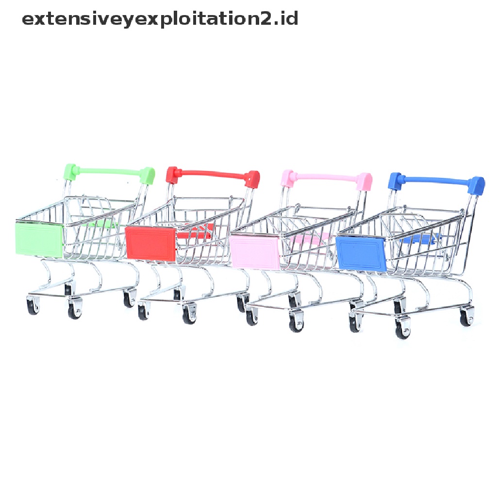 1pc Mainan Trolley Belanja Supermarket Mini Untuk Anak