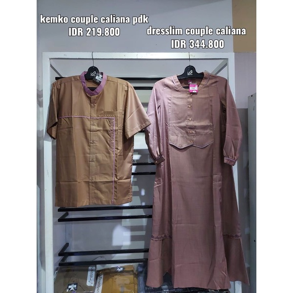 Jual sarimbit couple muslim rabbani model caliana baju koko sarimbit