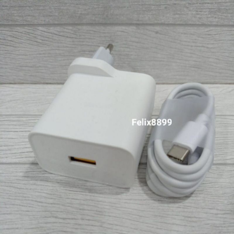 Realme Charger Casan 18 Watt 18W Original USB Type C Fast Charging