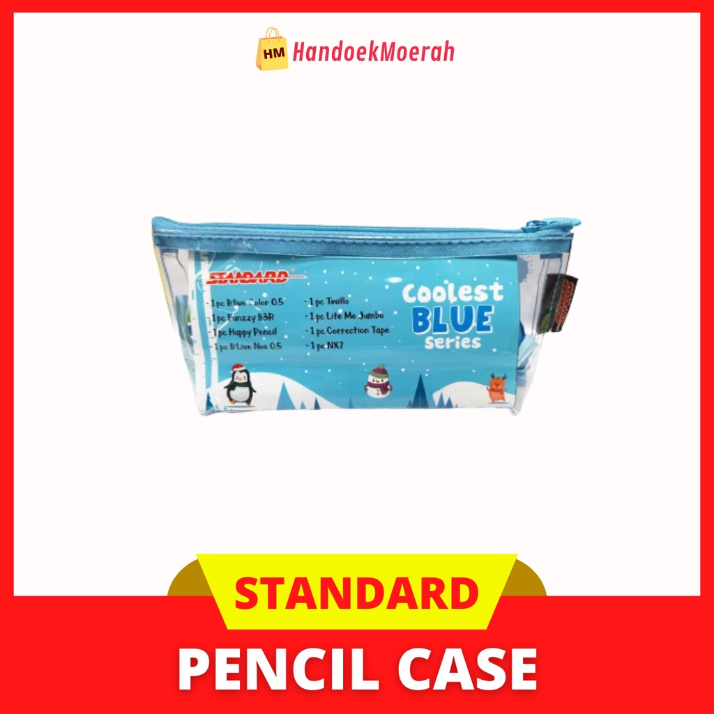 Standard Paket Pencil Case / Set Pensil + Wadah