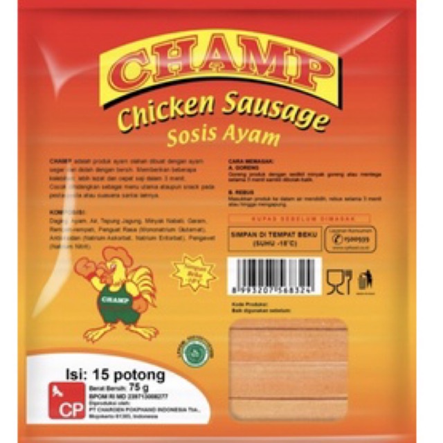 

CHAMP Sosis Ayam 375gr